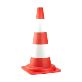 Dopravní kužel tvrzený PE, 34 a 54 cm